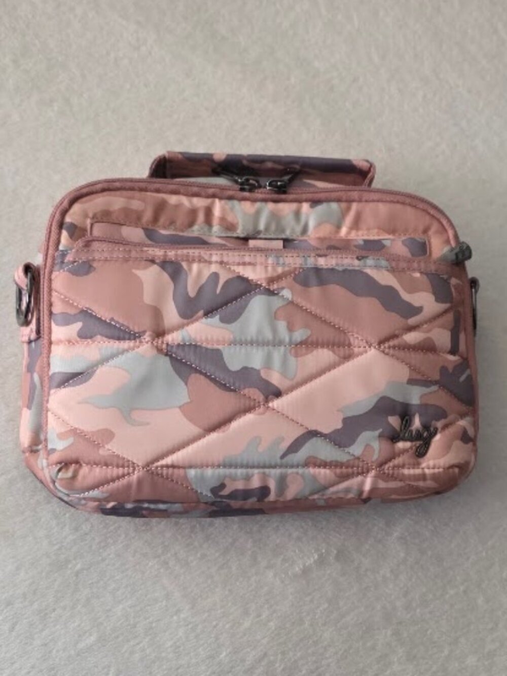 Lug CAMO ROSE Roundabout XL Crossbody - Picture 2 of 12